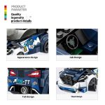Wange Rally Car Racing Blu 172 Mattoncini Compatibili 5