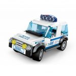 Jeep Polizia Wange 98 Pezzi Compatibili Con Mattoncini Famosi