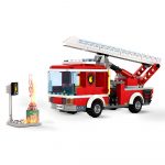 Camion Pompieri Wange 229 Pz Compatibile Con Mattoncini Dei Marchi Famosi