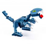Dromeosauro Compatibile 4kiddo 62 Mattoncini