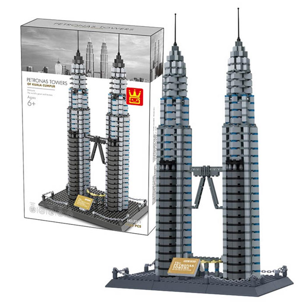 Petronas Tower Wange Compatibile Lcon Brand Famosi