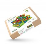 1 Pista Delle Biglie Con Mattoncini 514 Pezzi