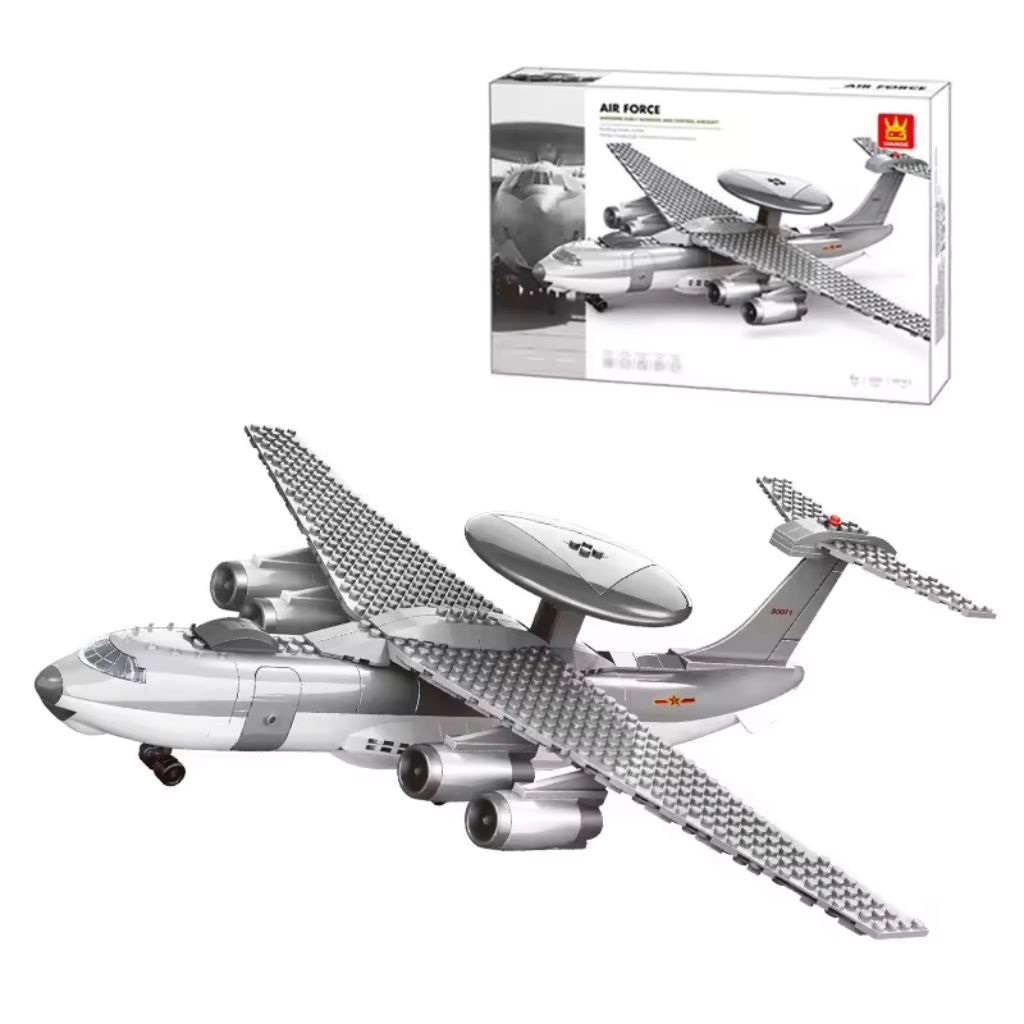 Aereo Cinese Da Costruire Wange Kj 2000 202 Pezzi 2