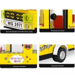 Intercity Bus 231 Pz Wange Set Compatibile Con Mattoncini Di Brand Famosi Dettagli