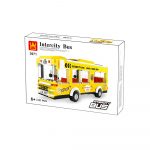 Intercity Bus 231 Pz Wange Set Compatibile Con Mattoncini Di Brand Famosi Scatola
