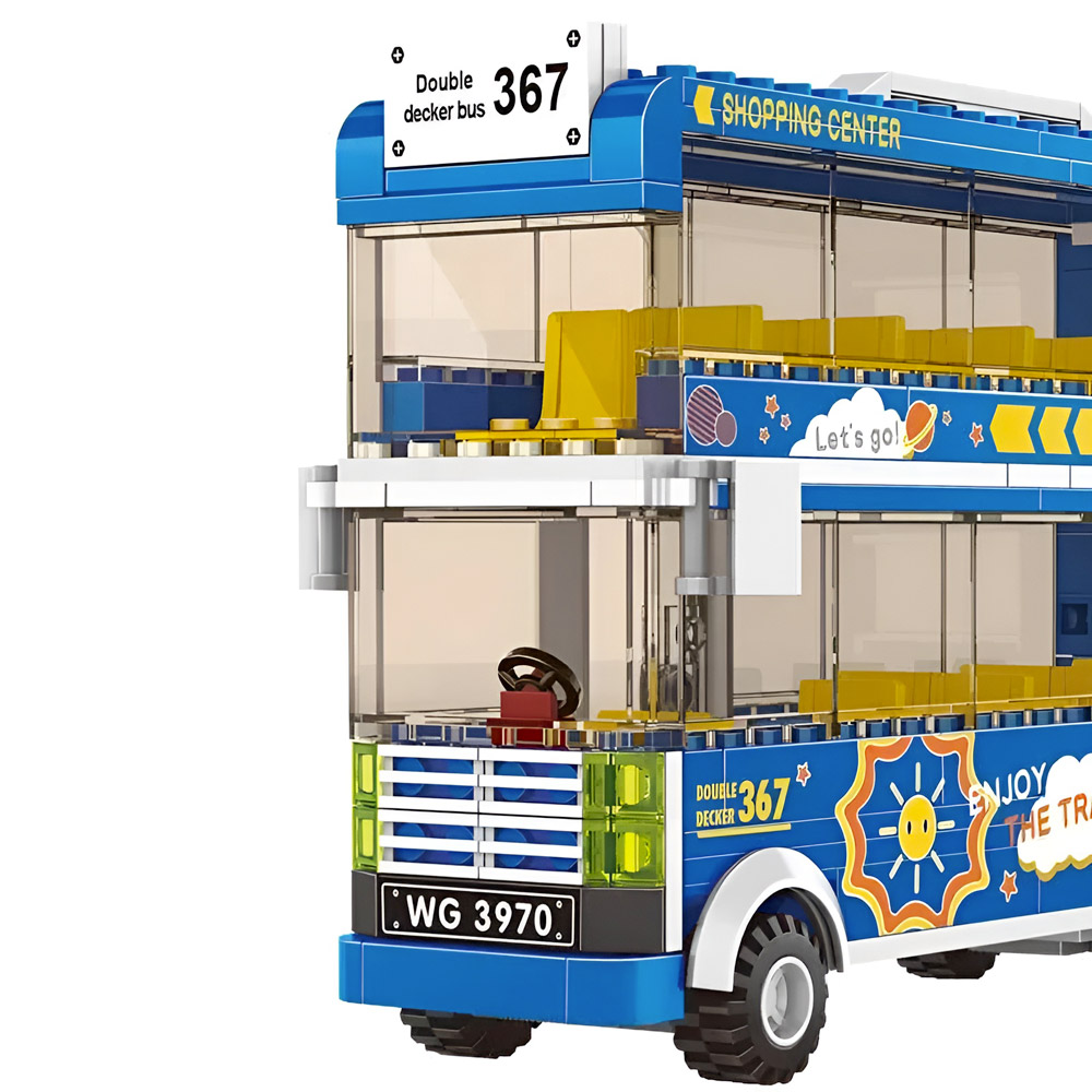 Bus Urbano Wange 257 Pz Compatibili Con Mattoncini Principali Marche Dettaglio