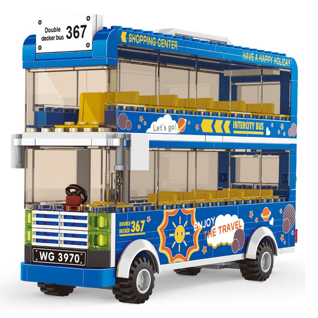 Bus Urbano Wange 3970 257 Pezzi Compatibili Con Mattoncini Principali Marche
