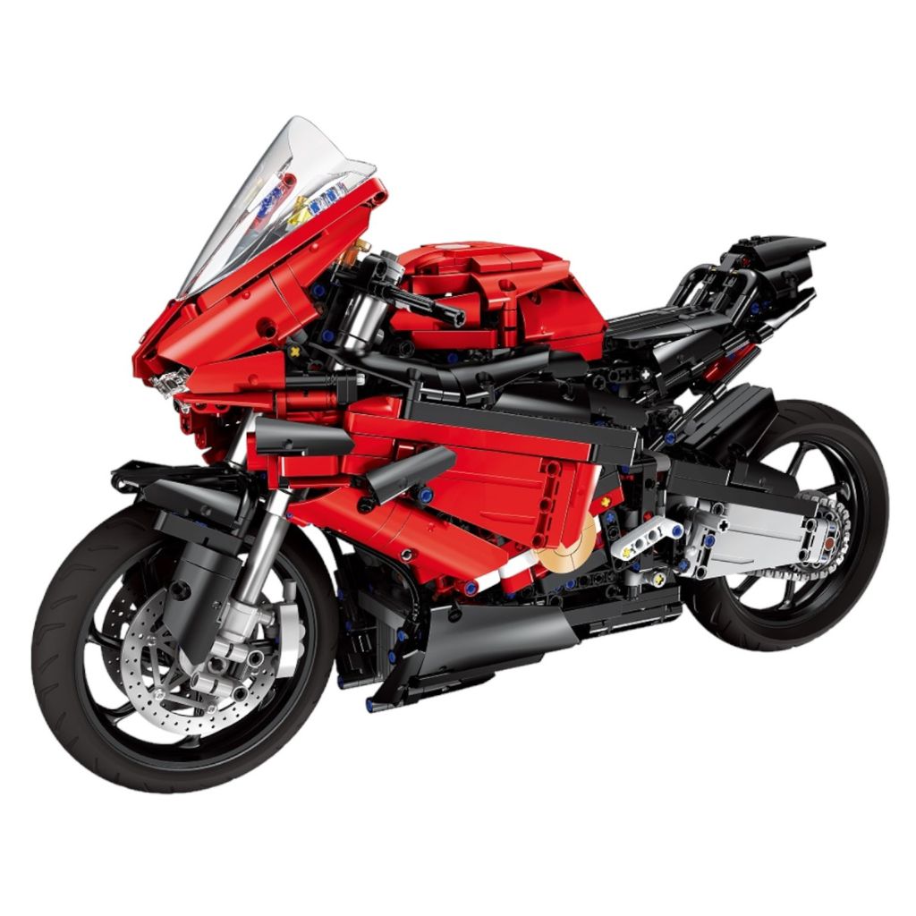 Moto In Scala 15 2008 Pz Compatibili Con Mattoncini Lego Technic