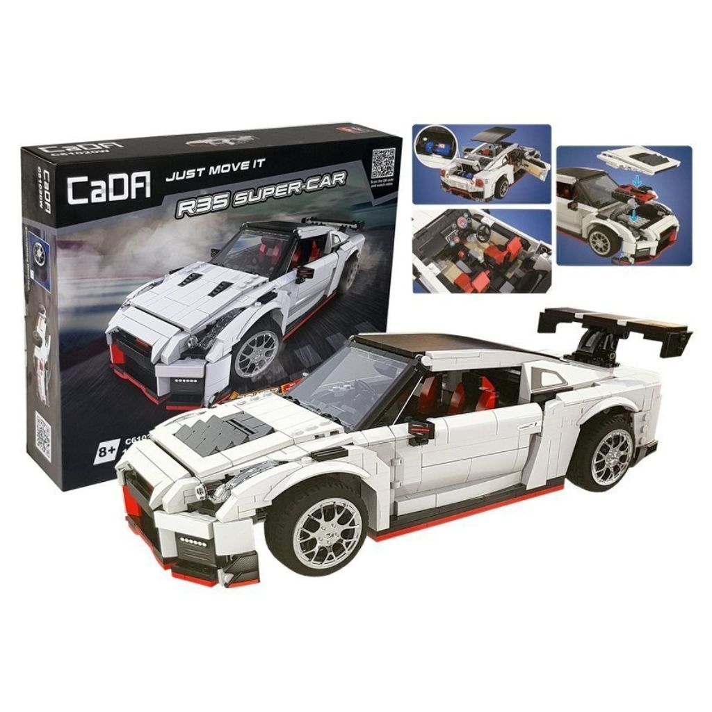 R35 Supercar Cada 1322 Pezzi Compatibile Con Mattoncini Di Marchi Famosi