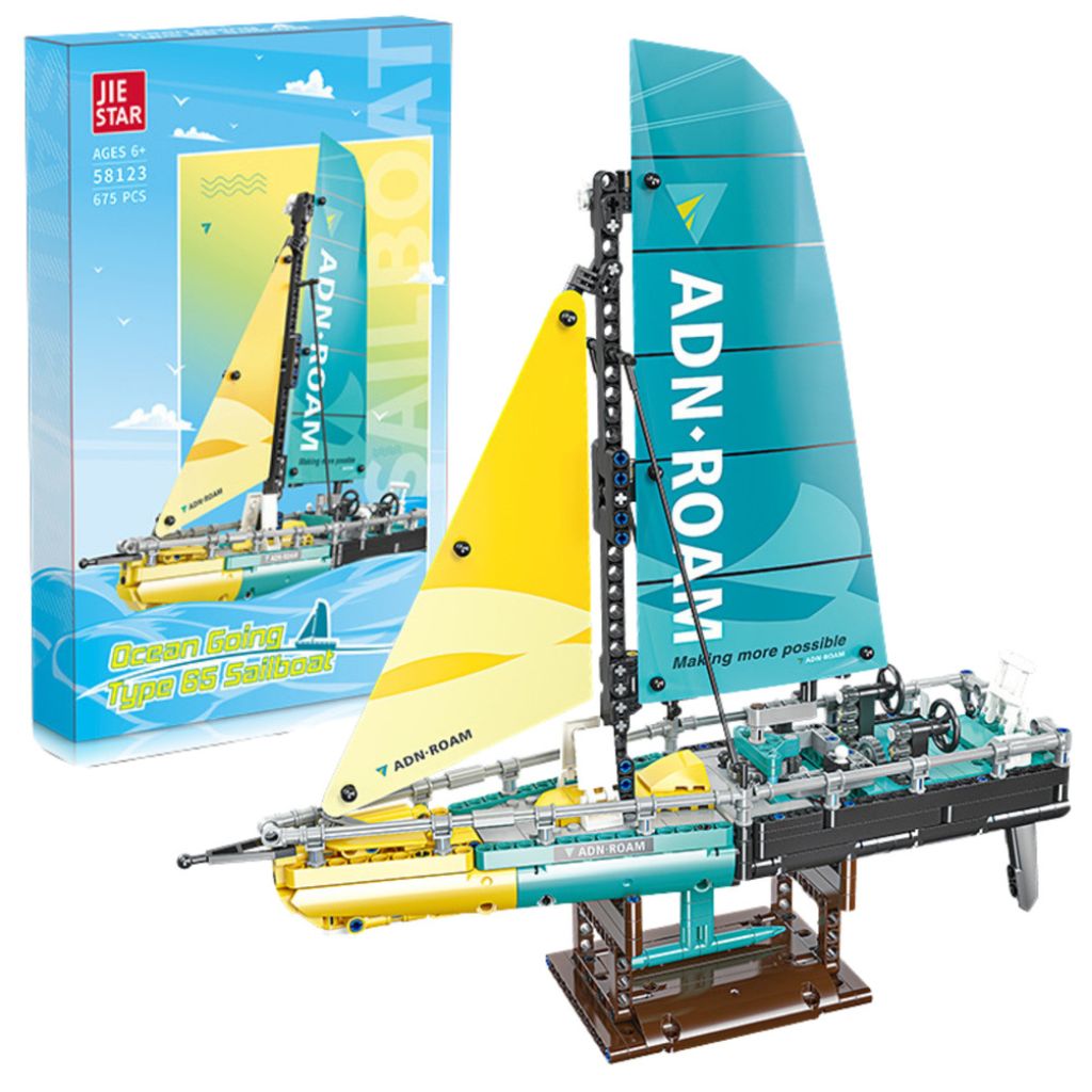 Racing Yacht 675 Pezzi Compatibile Con Mattoncini Technic