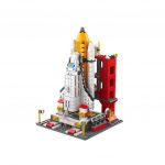 Razzo Spaziale 6 In 1 Da 1000 Pz Compatibile Con Mattoncini Space