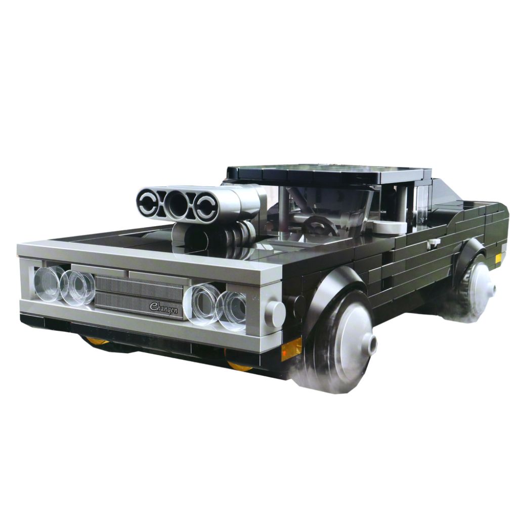 Speedmecha Bb202 398 Pezzi Supercar E Robot Mecha Ispirato Alla Dodge Charger 1970