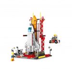 Set Di Costruzioni Space Rocket Da 506 Pezzi Compatibile Con Mattoncini Spazio Brand Famosi