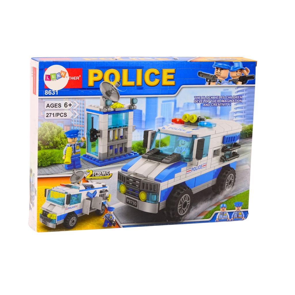 Set Mattoncini Police Compatibile Con Mattoncini Polizia