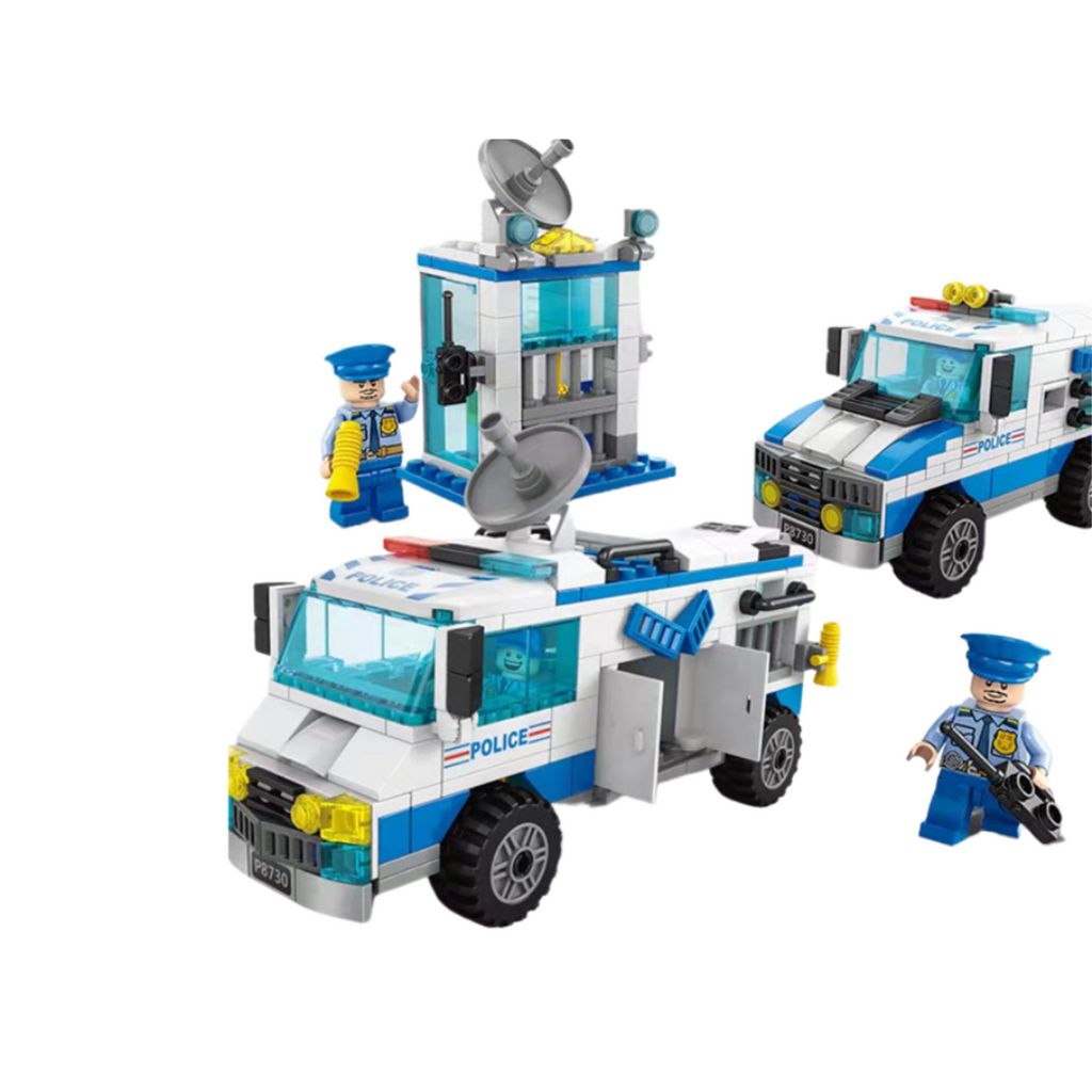 Set Mattoncini Police Da 271 Pz Compatibile Con Mattoncini Polizia