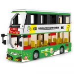 Bus Turistico Wange 456 Pezzi Mattoncini Compatibili City Fronte