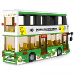 Bus Turistico Wange 456 Pezzi Mattoncini Compatibili City Retro