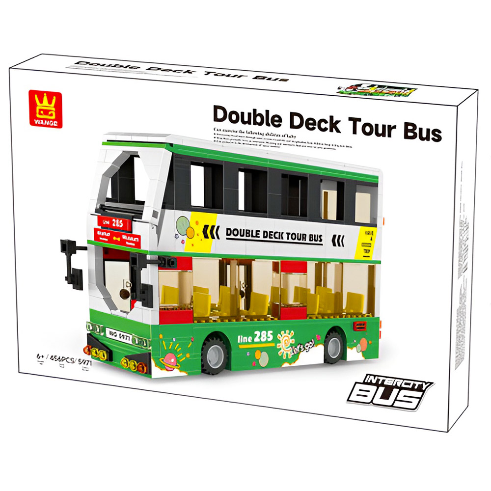 Bus Turistico Wange 456 Pezzi Mattoncini Compatibili City Scatola