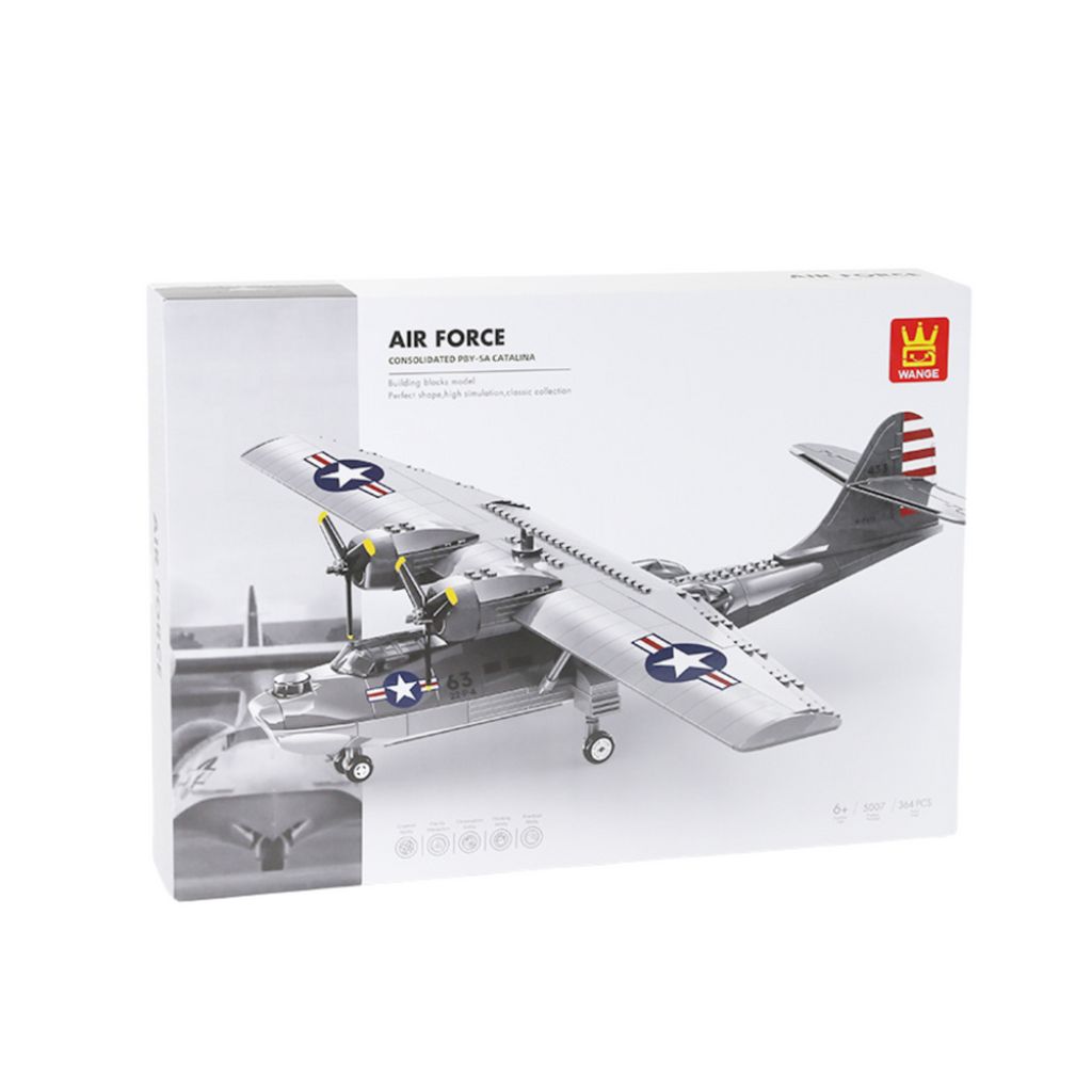 Idrovolante Militare Pby 5a Catalina 364 Pz Compatibile Con Mattoncini Brand Famosi