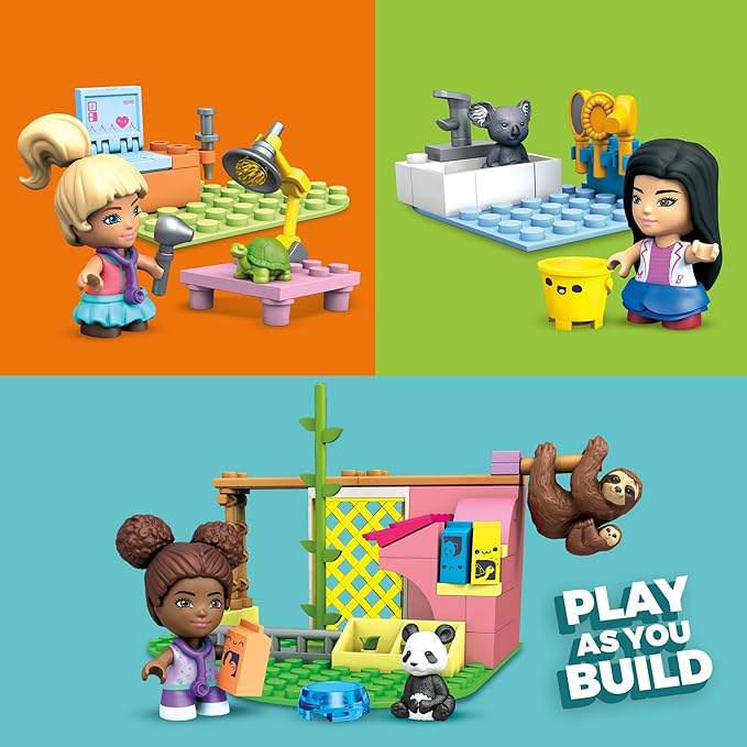 Set Barbie Mega Construx Bambole