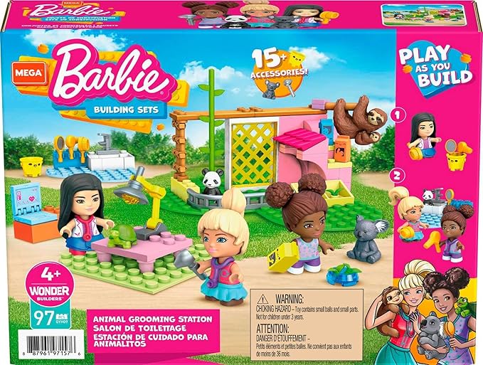 Set Barbie Mega Construx Scatola