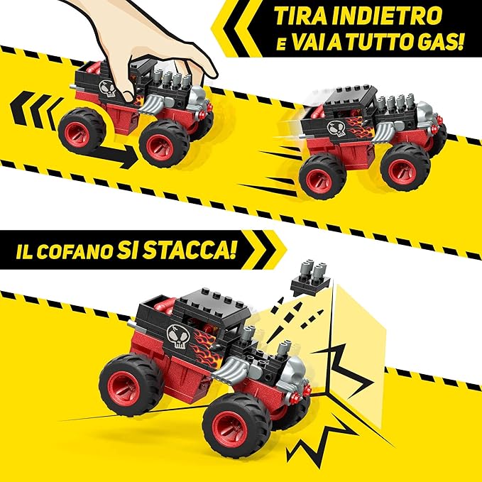 Set Mega Hot Wheels Bone Shaker Interattivo