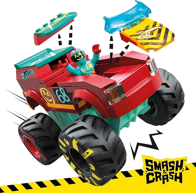 Set Mega Hot Wheels Monster Trucks Dettagli