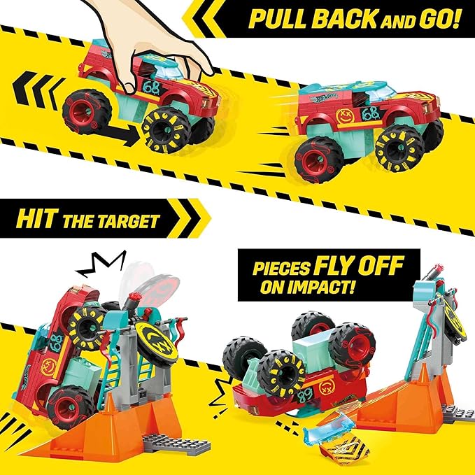 Set Mega Hot Wheels Monster Trucks Impatto