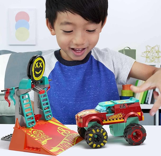 Set Mega Hot Wheels Monster Trucks Mattoncini