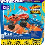 Set Mega Hot Wheels Tiger Shark Mattoncini Scatola