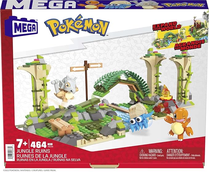 Set Mega Pokémon Mattoncini Scatola