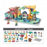 Pista Dinosauri Con Biglie 147 Mattoncini Compatibili Con Vari Brand