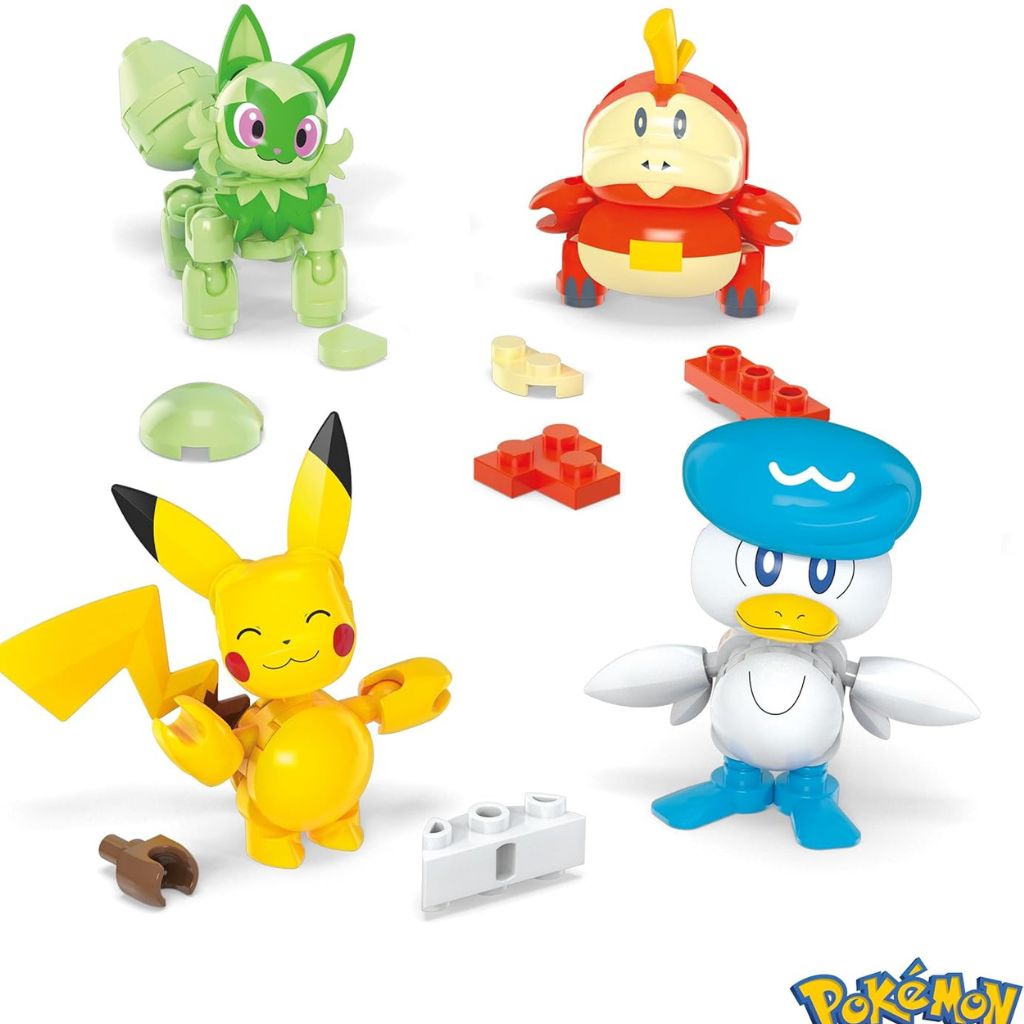 Pokemon Paldea Pikachu Fuecoco Sprigatito Quaxly