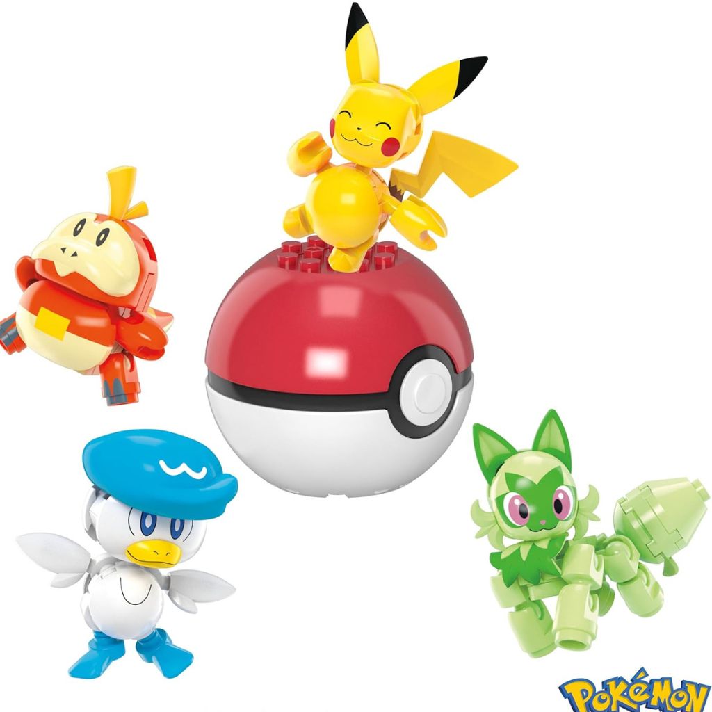 Pokemon Paldea Set Con Poke Ball Pikachu Fuecoco Sprigatito Quaxly