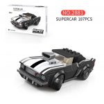 Wange Supercar American Muscle Car Modellino Da 187 Mattoncini Compatibili