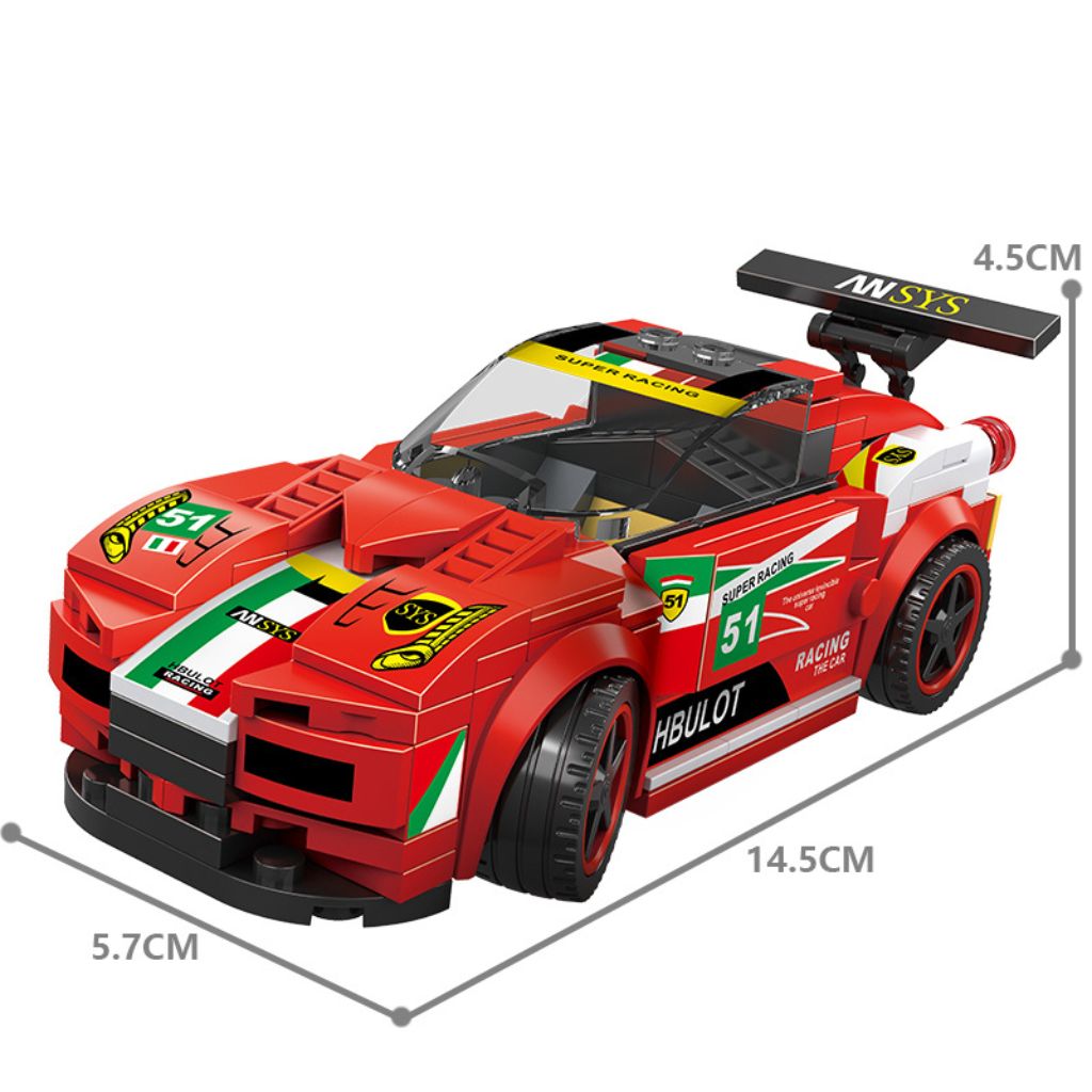 Wange Supercar Italia Rosso Ferrari Da Costruire