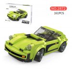 Wange Supercar Modellino Porsche 911 166 Mattoncini Compatibili