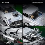 Back To Future Macchina Ritorno Al Futuro Ispirata A Aston Martin Grigia 506 Mattoncini 4