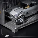 Back To Future Macchina Ritorno Al Futuro Ispirata A Aston Martin Grigia 506 Mattoncini 7