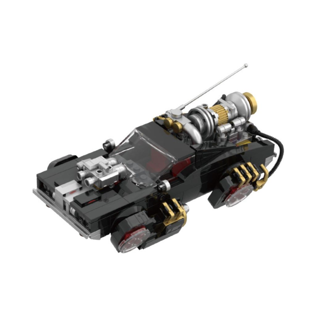 Back To The Future Car Modellino Nero Oro