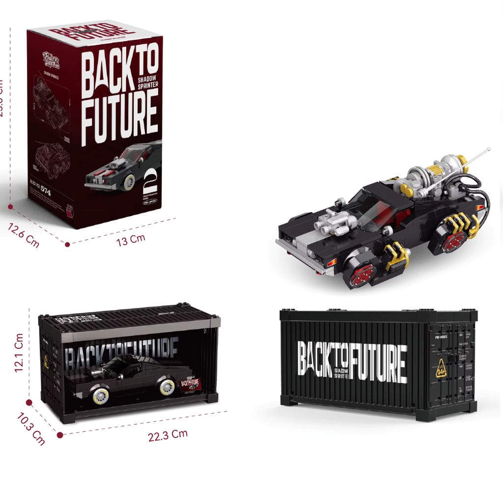 Back To The Future Car Modellino Nero