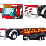 Camion Con Rimorchio Wange 4970 323 Mattoncini Compatibili Principali Marche Dettagli