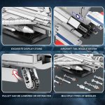 F 16 Fighting Falcon Reobrix 33027 Set Di Costruzione 1427 Mattoncini 3