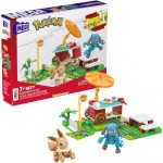 Mega Pokemon Eevee E Lucario Set Picnic Con 163 Mattoncini Compatibili Per Collegarlo Ad Altri Mondi