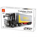 Modellino Camion Container Wange 4971 Set Costruzioni Con 352 Mattoncini Compatibili Principali Marche Scatola