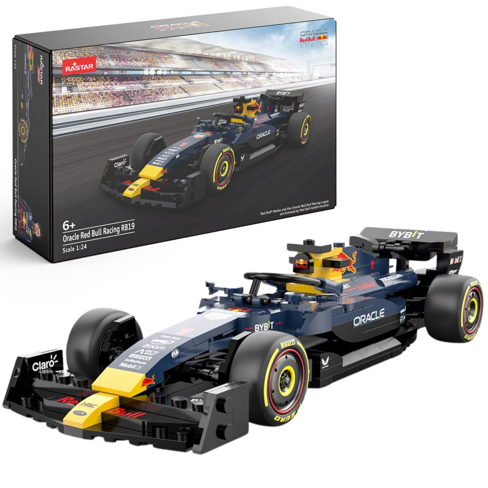 Modellino Red Bull F1 Rb19 Rastar Scala 124 333 Mattoncini Compatibili