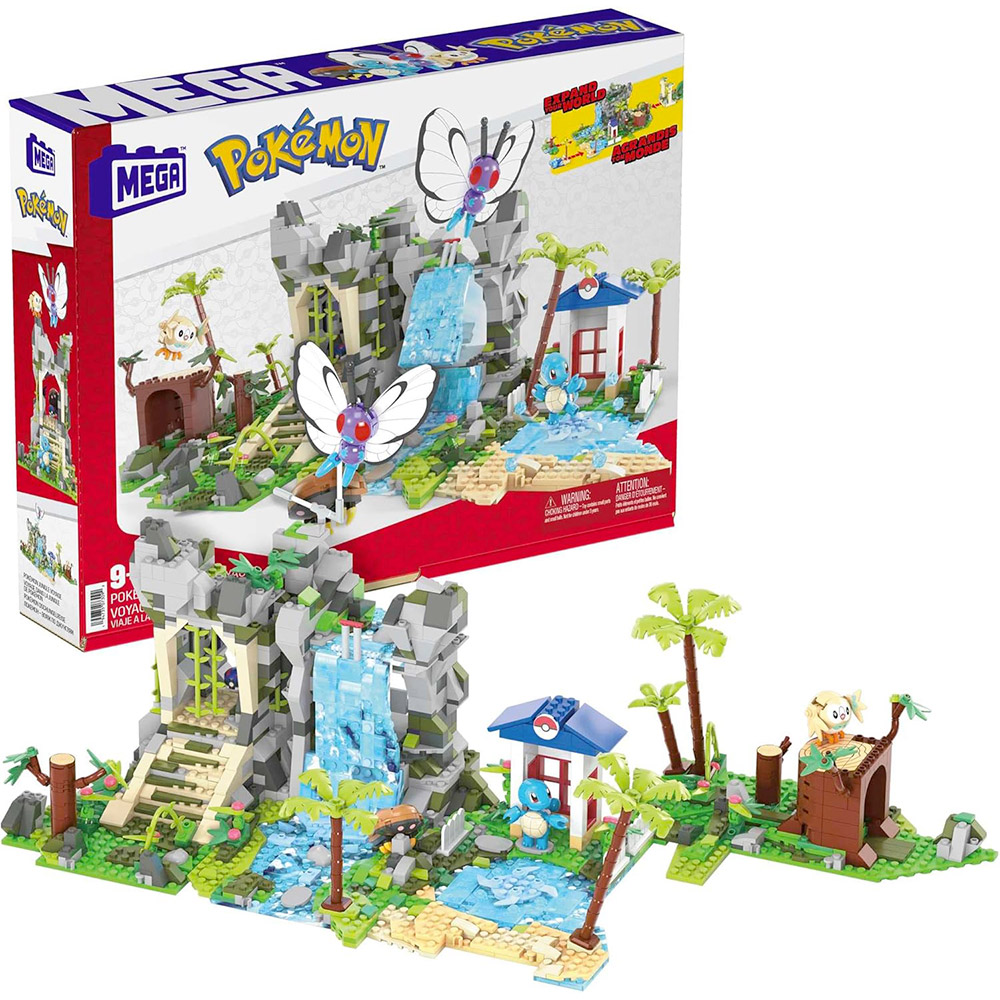Pokemon Set Mega Spedizione Nella Giungla Set Di Costruzioni Con 1347 Mattoncini E Pezzi Compatibili