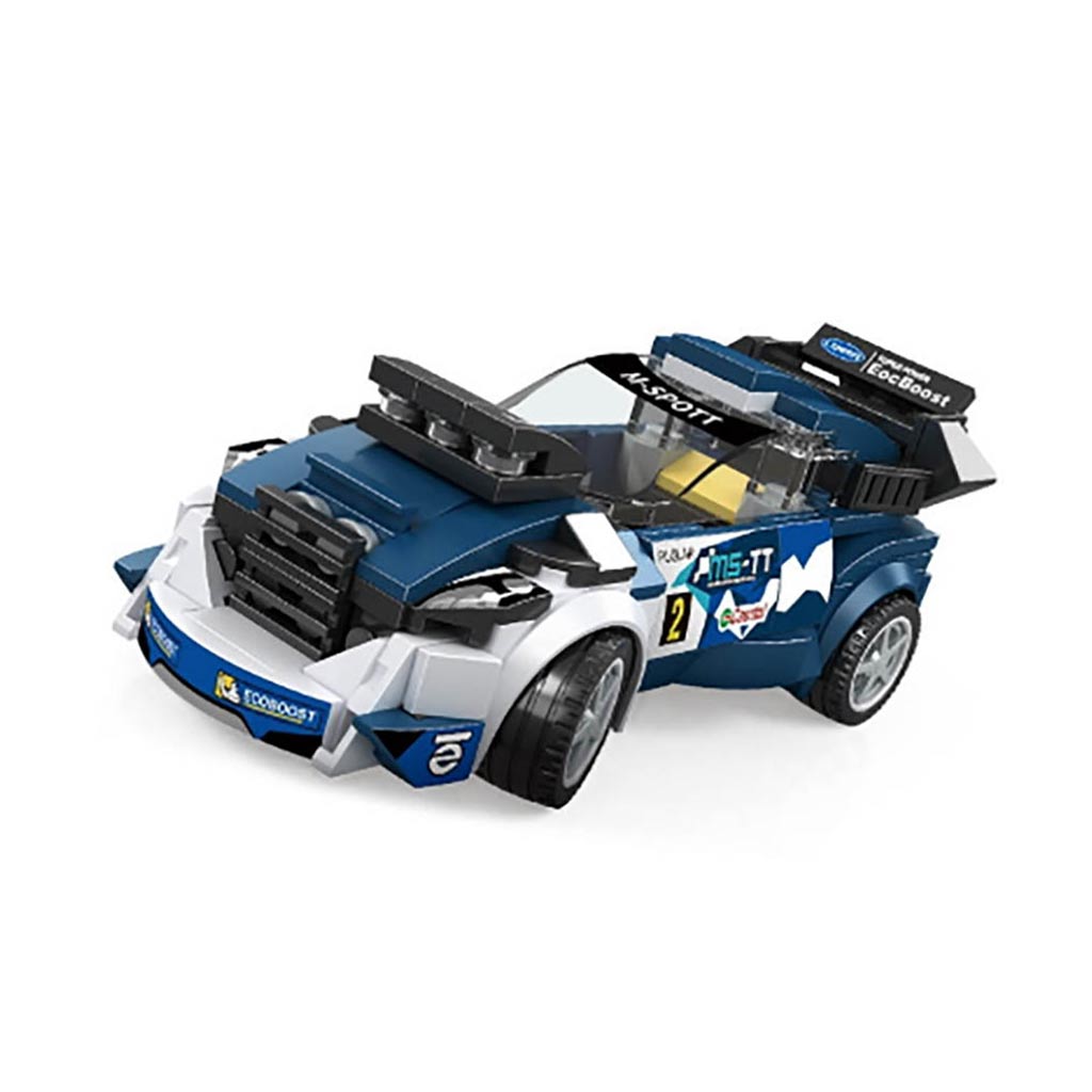 Wange Rally Car Racing Blu Modellino Da Costruire