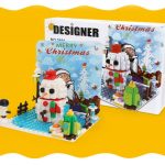 Set Natalizio Pupazzo Di Neve Designer Merry Christmas Wange 168 Mattoncini