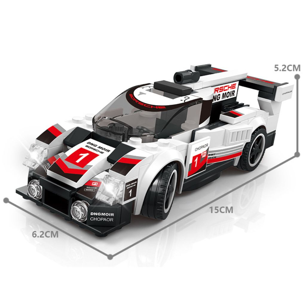 Supercar Da Costruzione Porsche 919 Hybrid Wange Da 175 Mattoncini